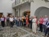 Il pubblico presente per l'inaugurazione a Palazzo Elti